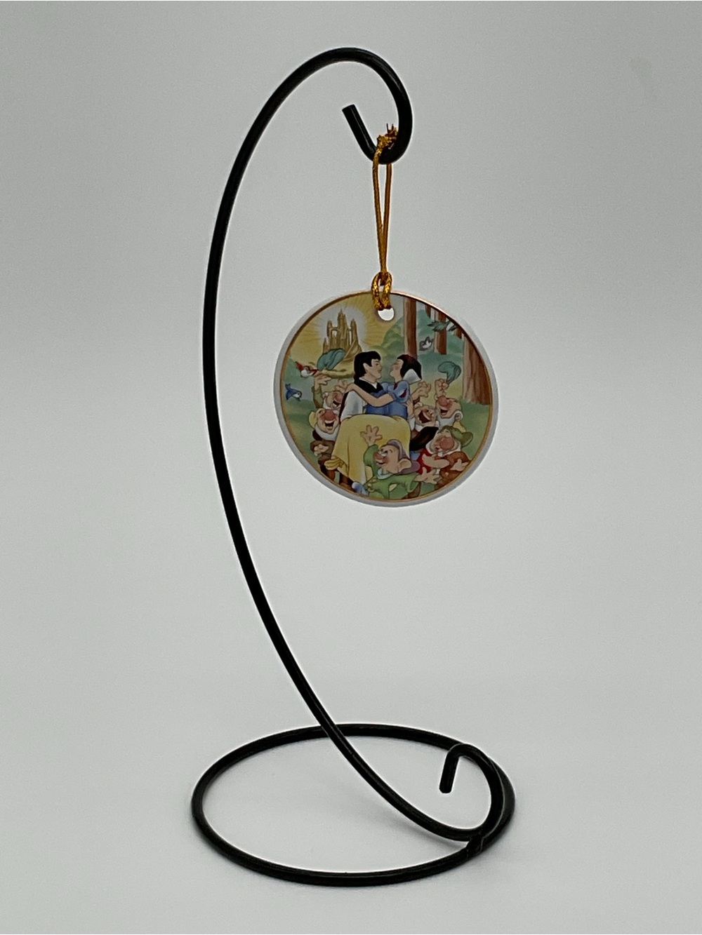 Disney White Ceramic Snow White and the Seven Dwarfs Ornament